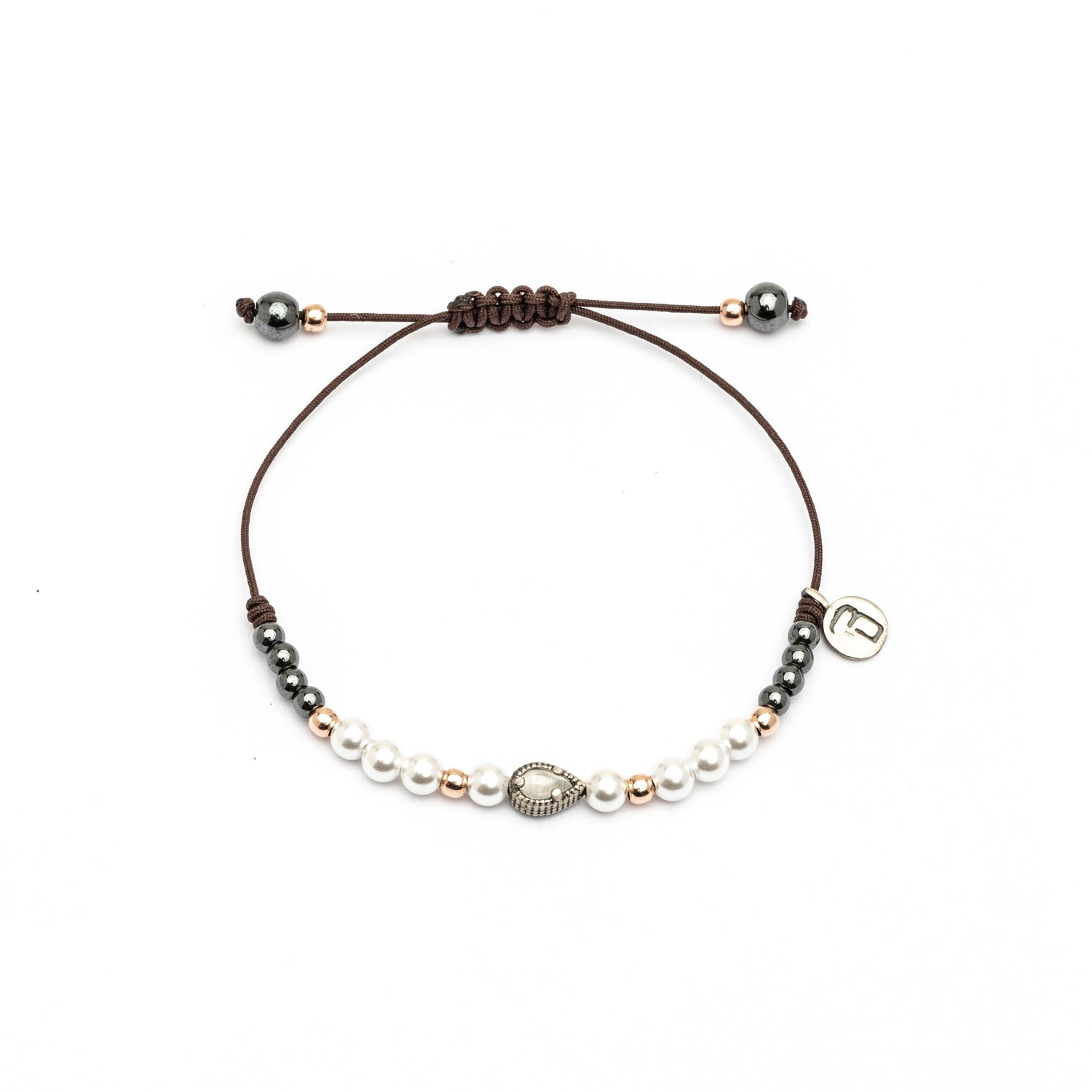 Pulsera Macramé Plata