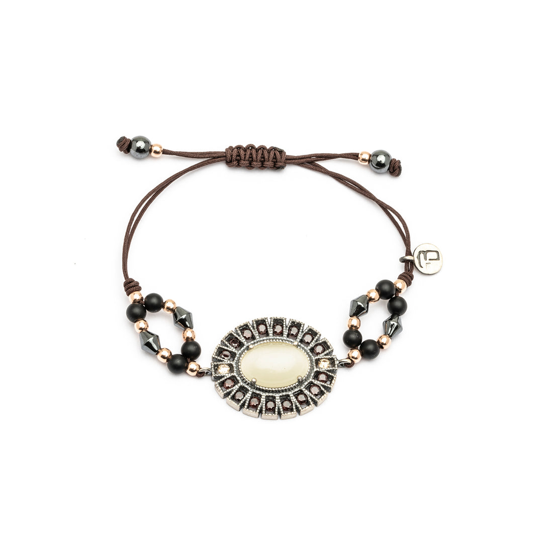 Pulsera Macramé Plata