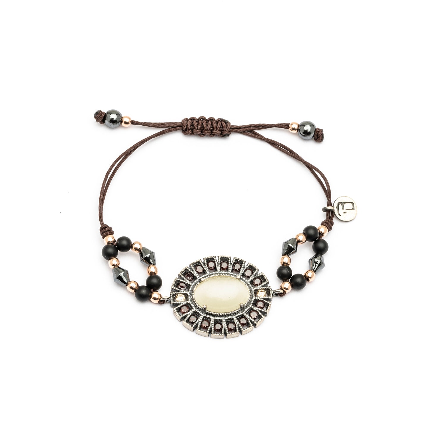 Pulsera Macramé Plata