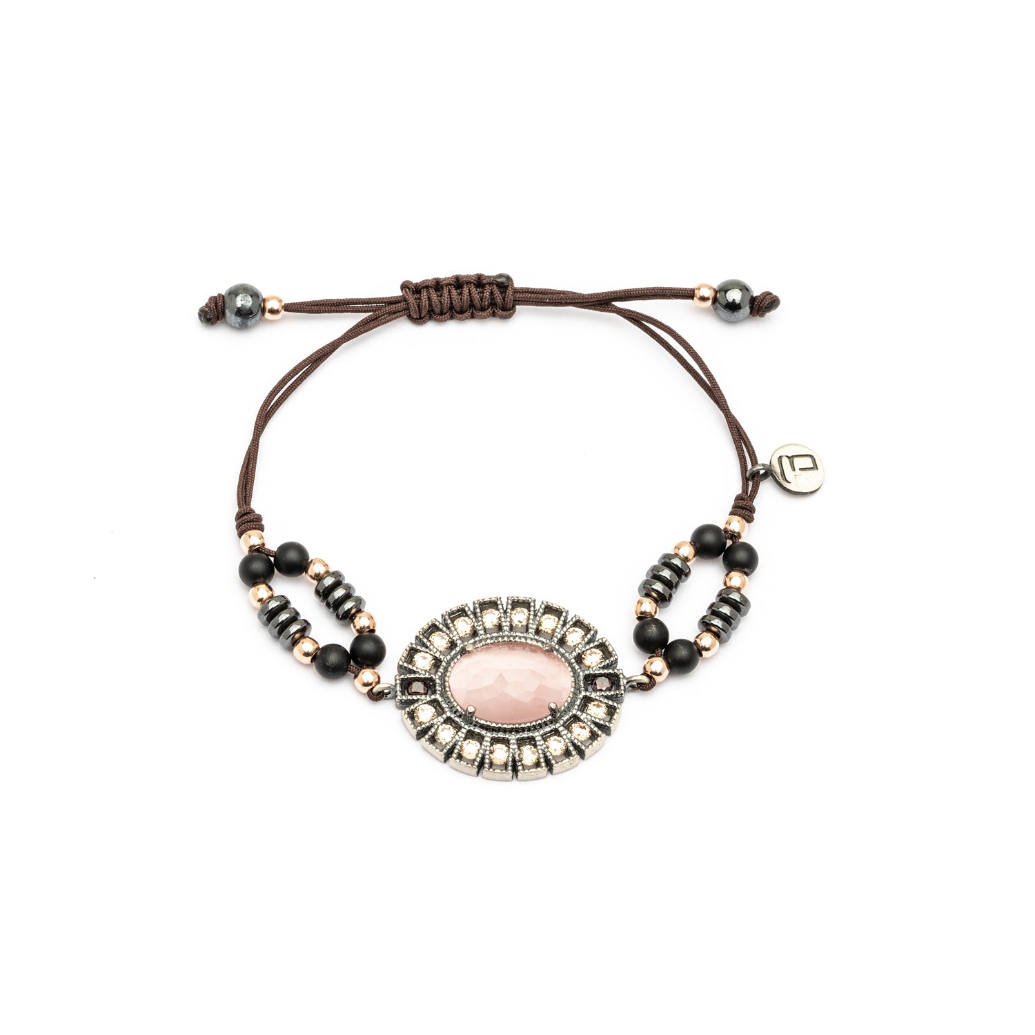 Pulsera Macramé Plata