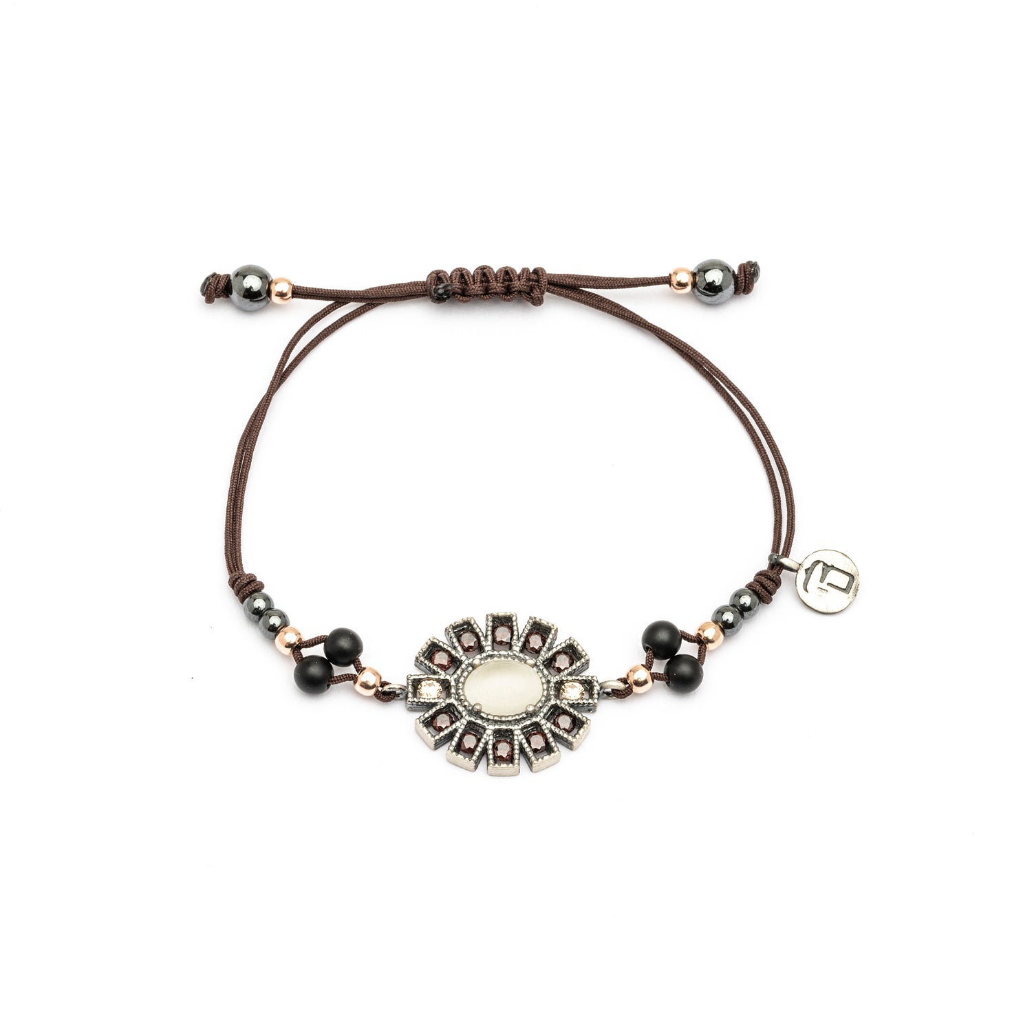 Pulsera Macramé Plata