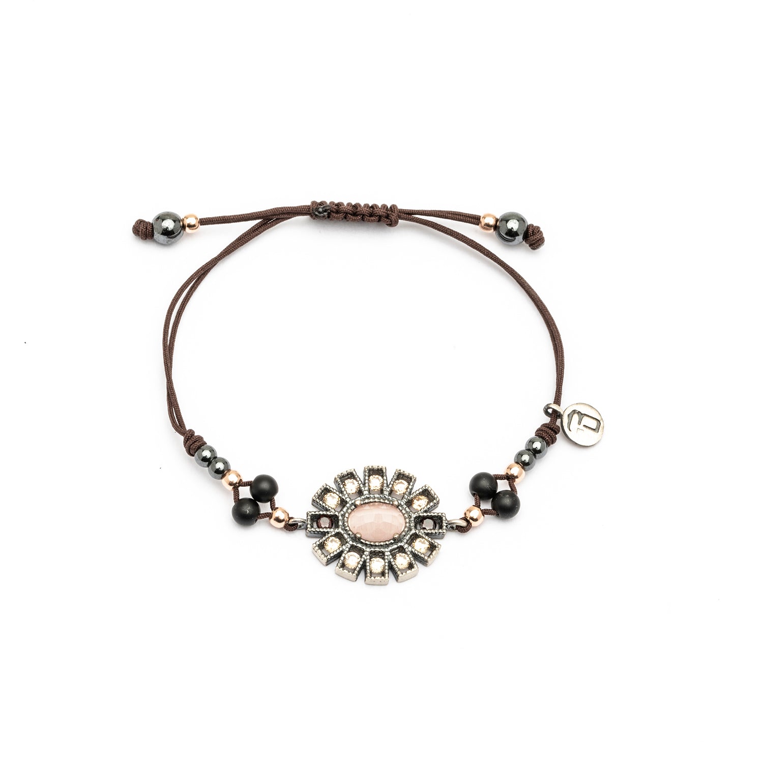 Pulsera Macramé Plata