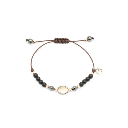 Pulsera Macramé Plata