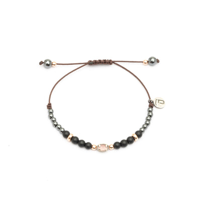 Pulsera Macramé Plata