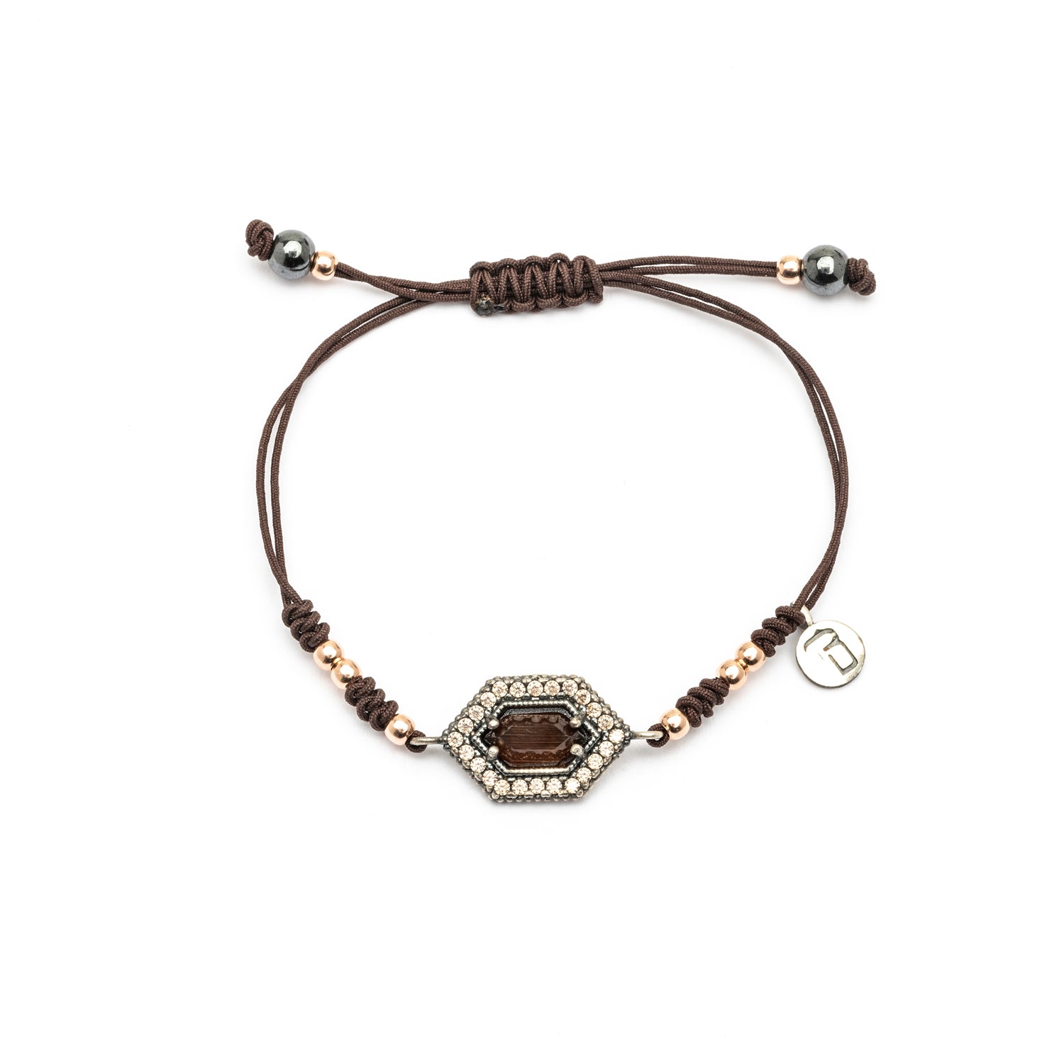 Pulsera Macramé Plata