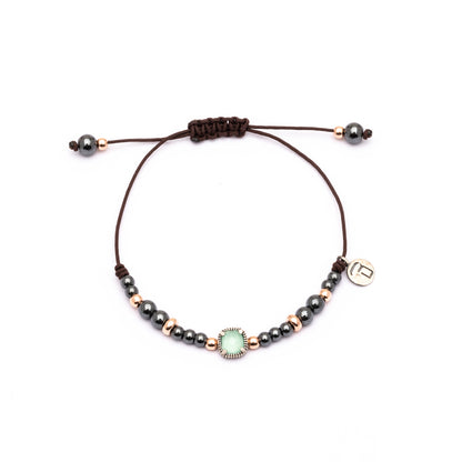 Pulsera Macramé Plata