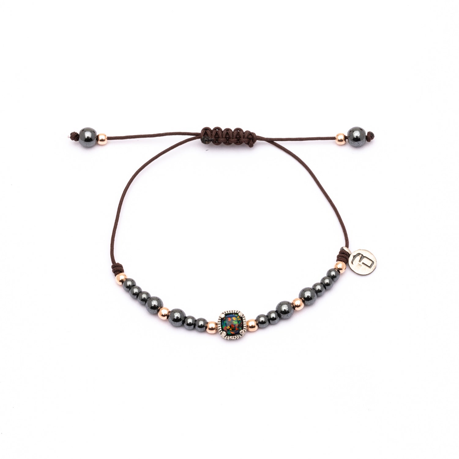 Pulsera Macramé Plata