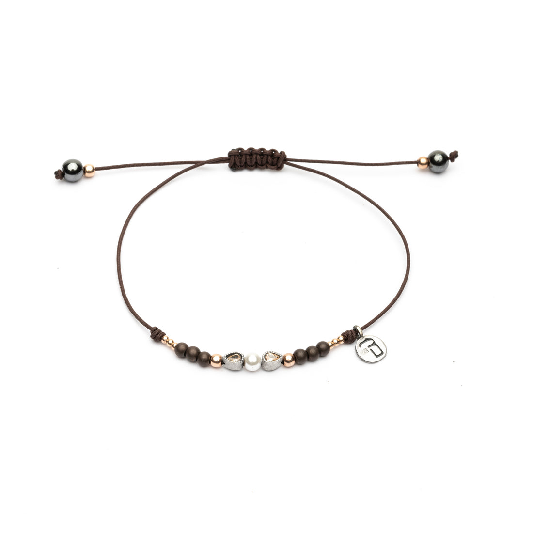 Pulsera Plata Macramé
