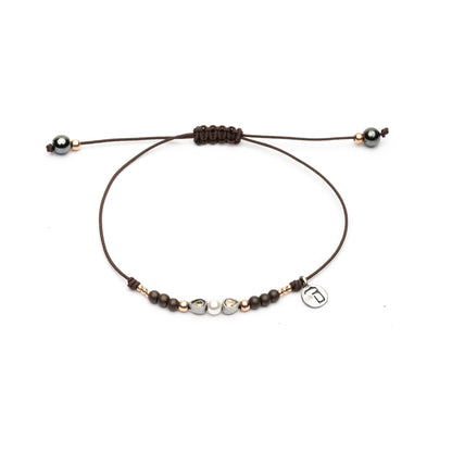 Pulsera Plata Macramé