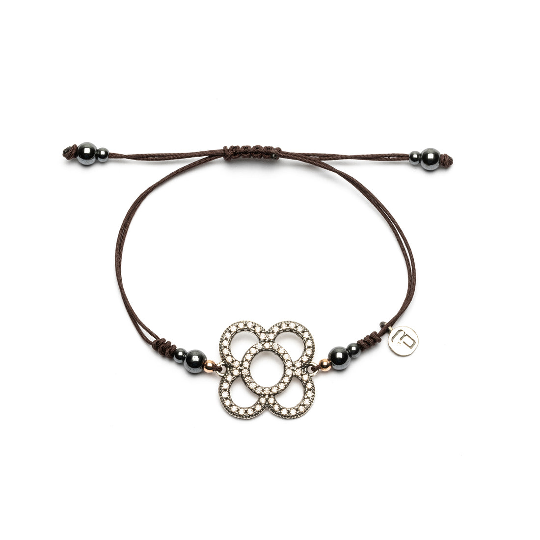 Silver Macrame Panot Bracelet