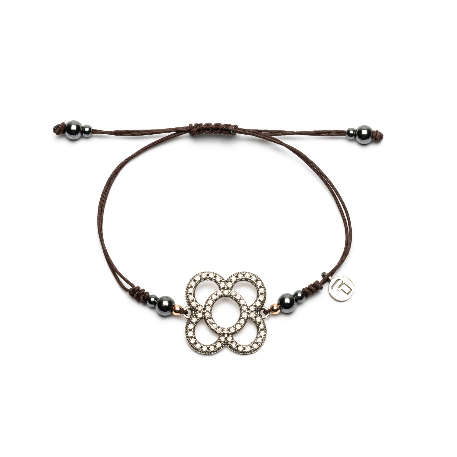 Silver Macrame Panot Bracelet