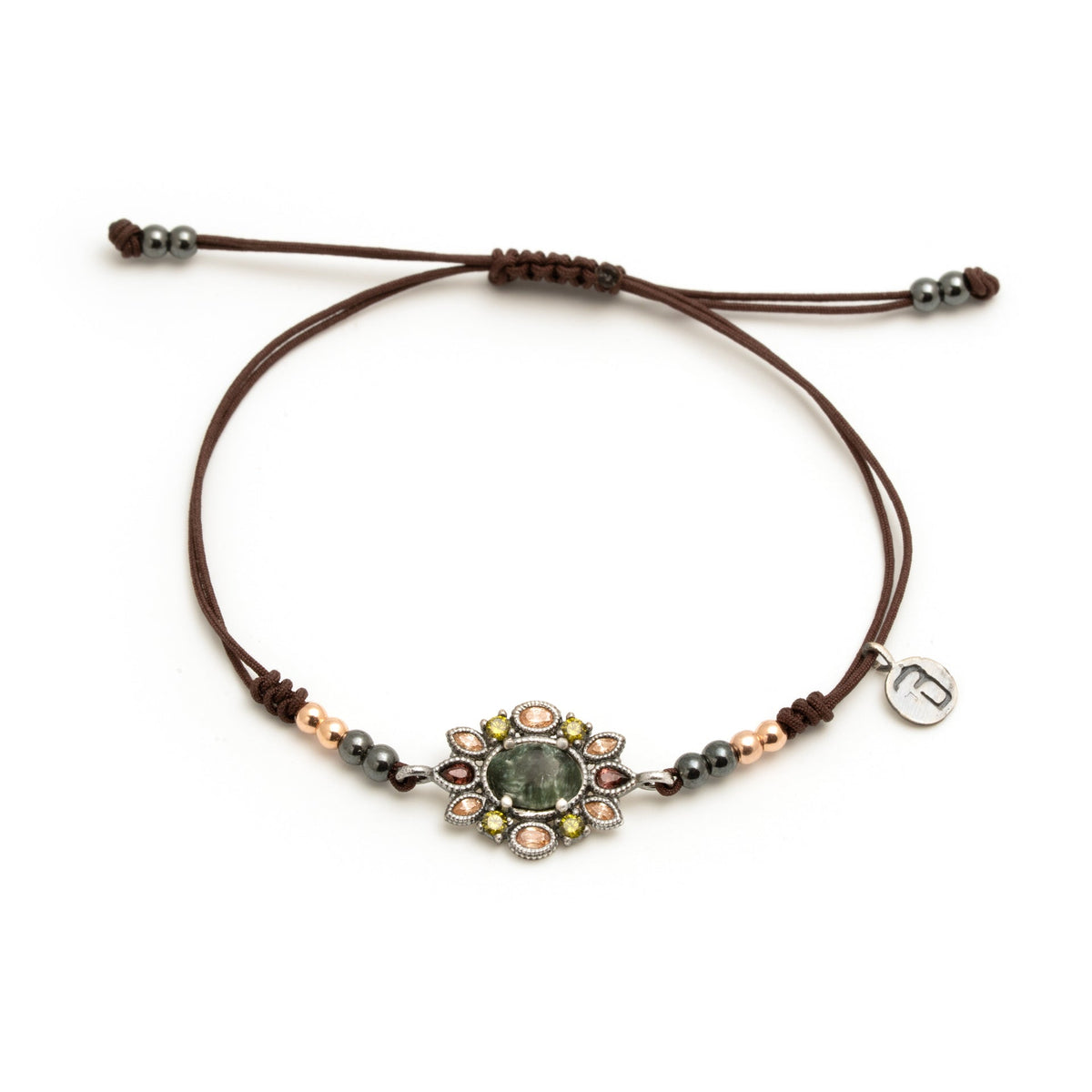 Makramee-Armband Silber