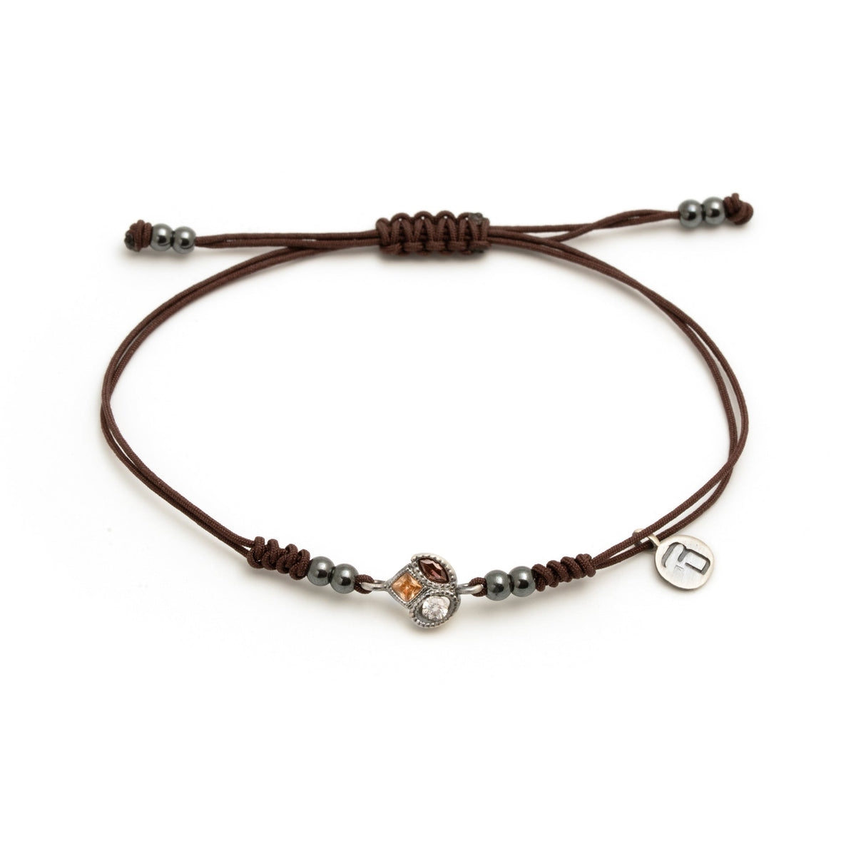 Makramee-Armband Silber