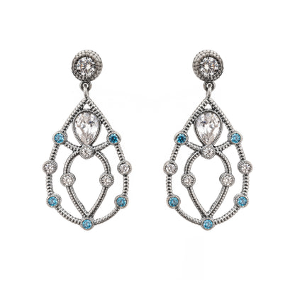 Pendientes Plata Gota con Figuras