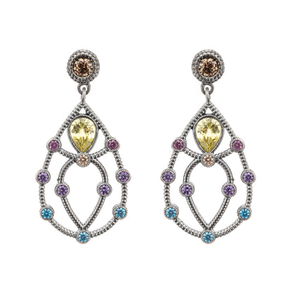 Pendientes Plata Gota con Figuras