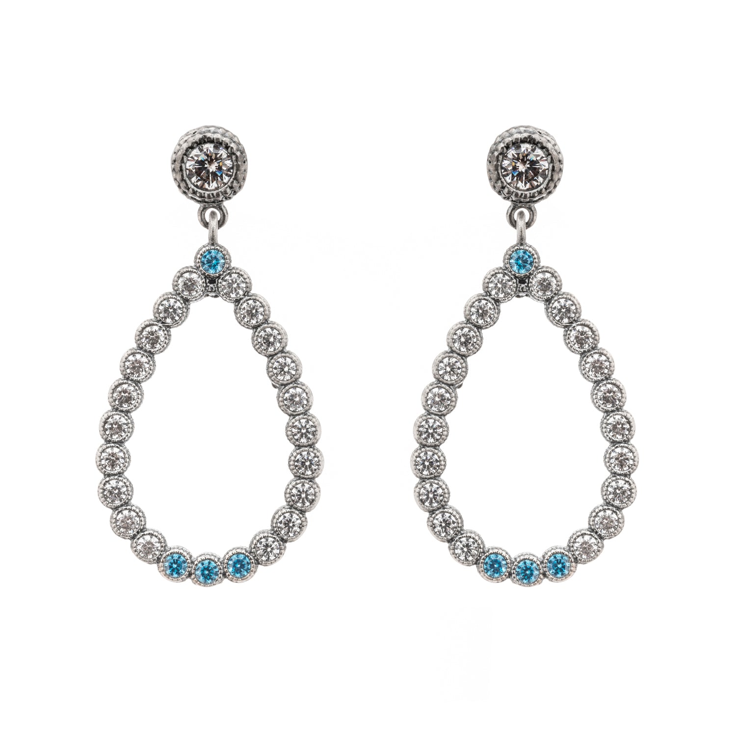 Pendientes Plata Gota Grande