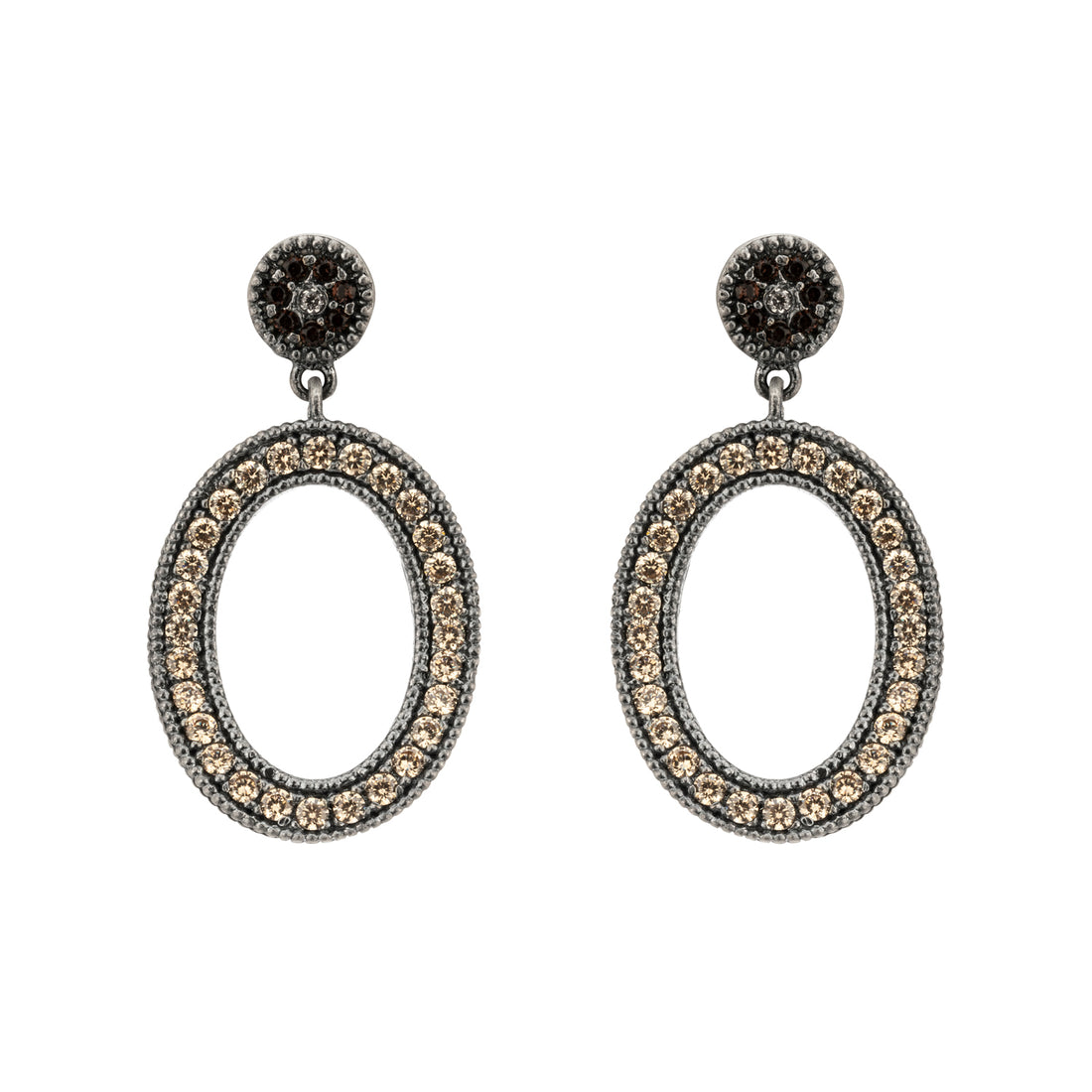 Pendientes Plata Aro Circonitas