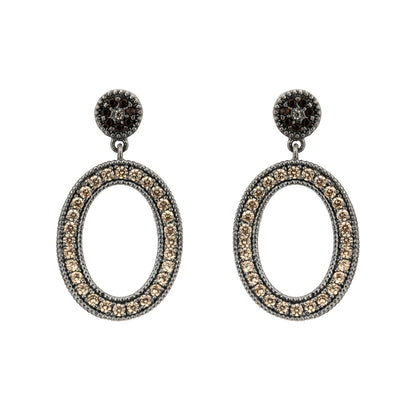 Pendientes Plata Aro Circonitas