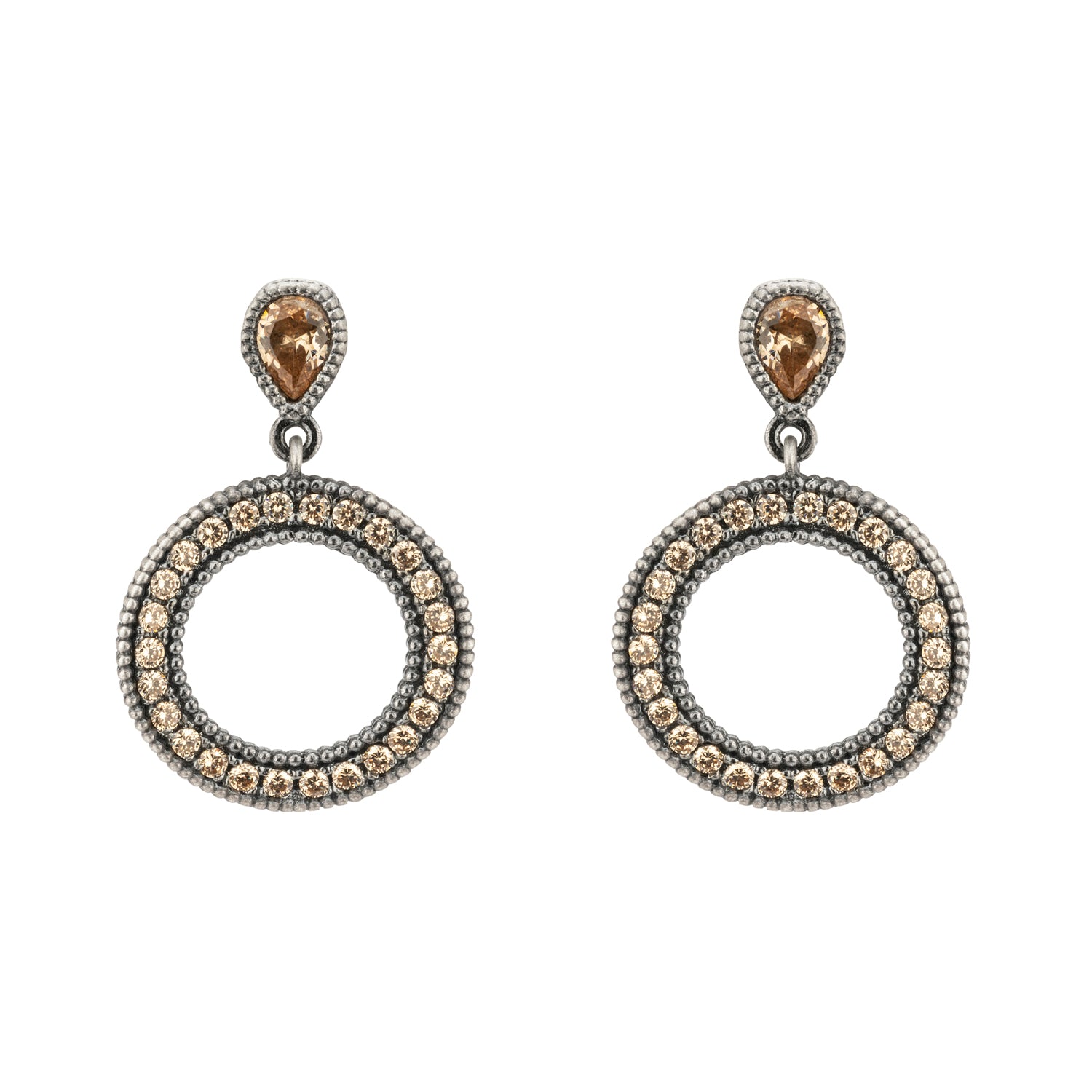 Pendientes Plata Aro Ondulado