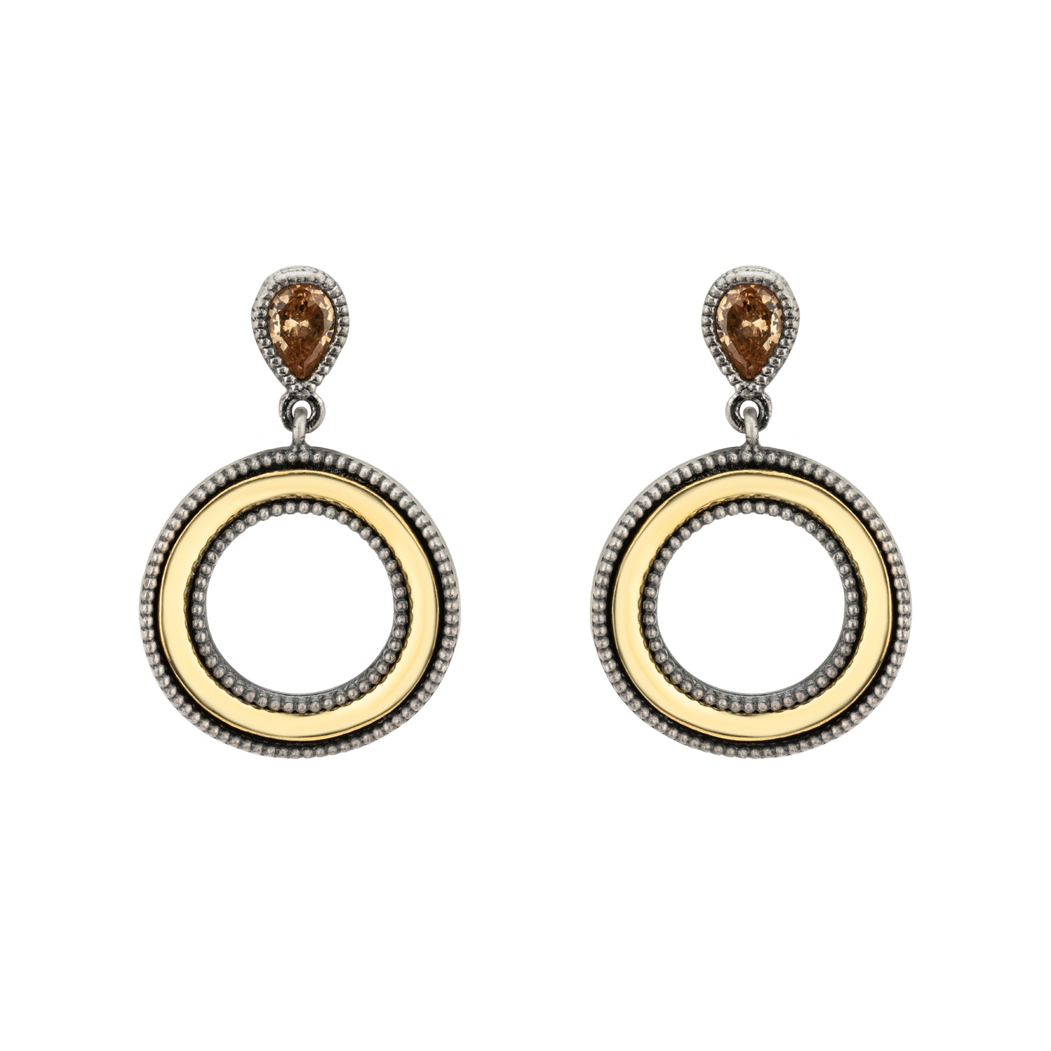 Pendientes Plata Aro Ondulado