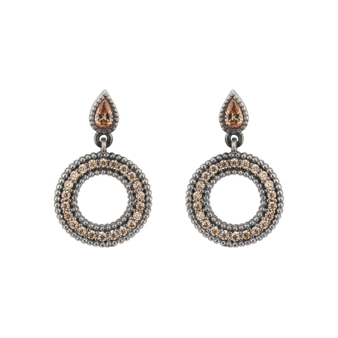 Pendientes Pequeño Plata Aro Ondulado