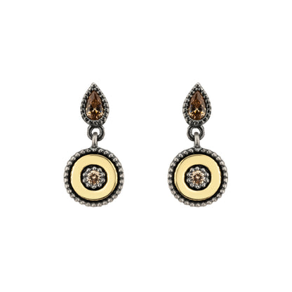 Pendientes Plata y Bronce