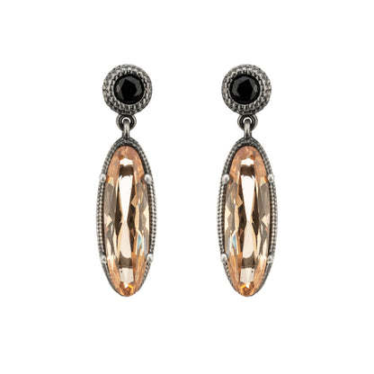 Pendientes Plata Circonita Oval