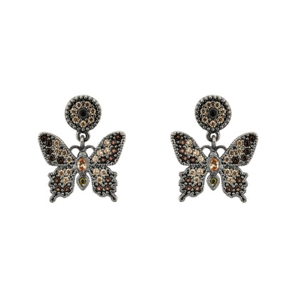 Pendientes Plata Mariposa Circonitas
