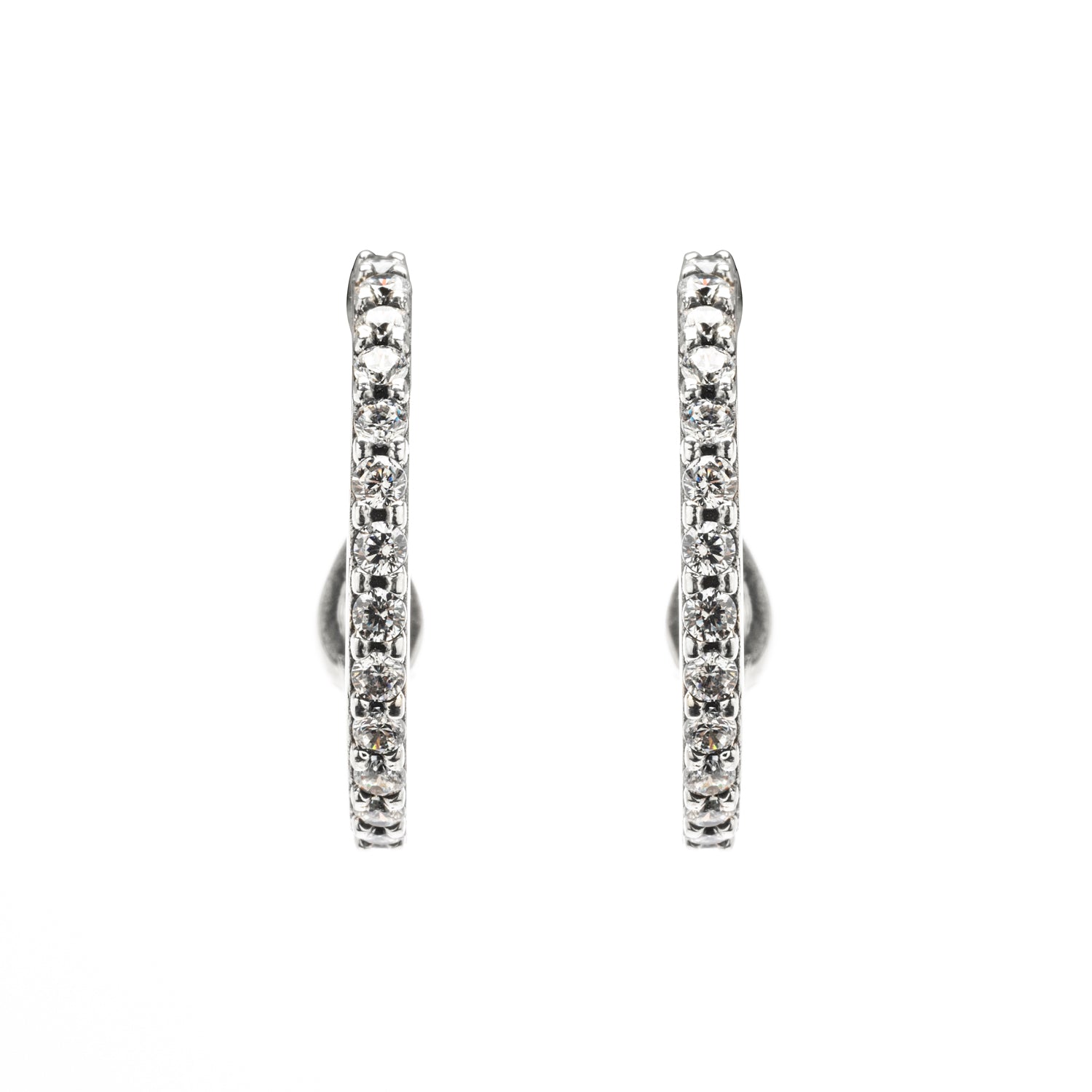 Silver Creole Earrings