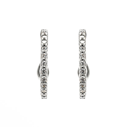 Silver Creole Earrings