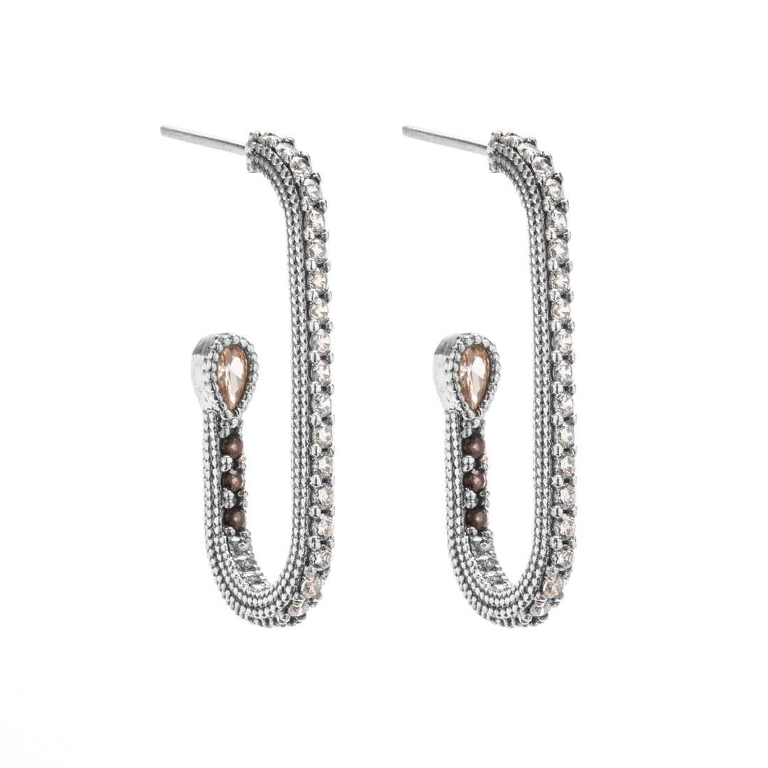Pendientes Criollas Plata Largos