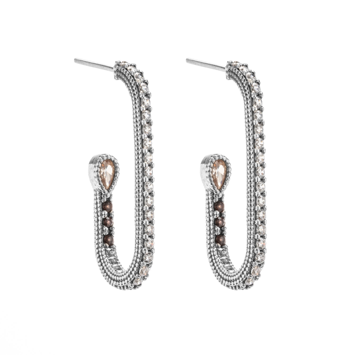 Pendientes Criollas Plata Largos