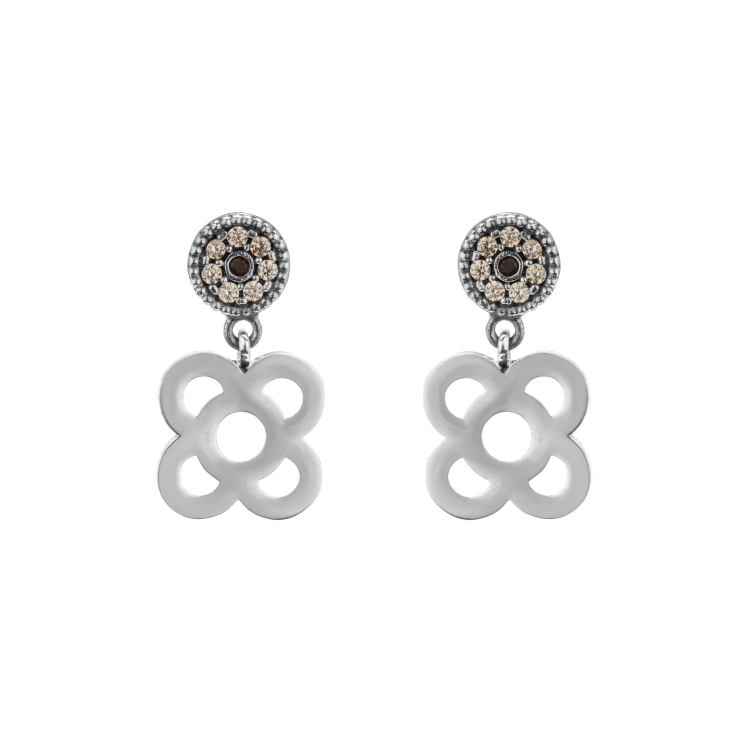 Pendientes Plata Panot Relieve Pequeño