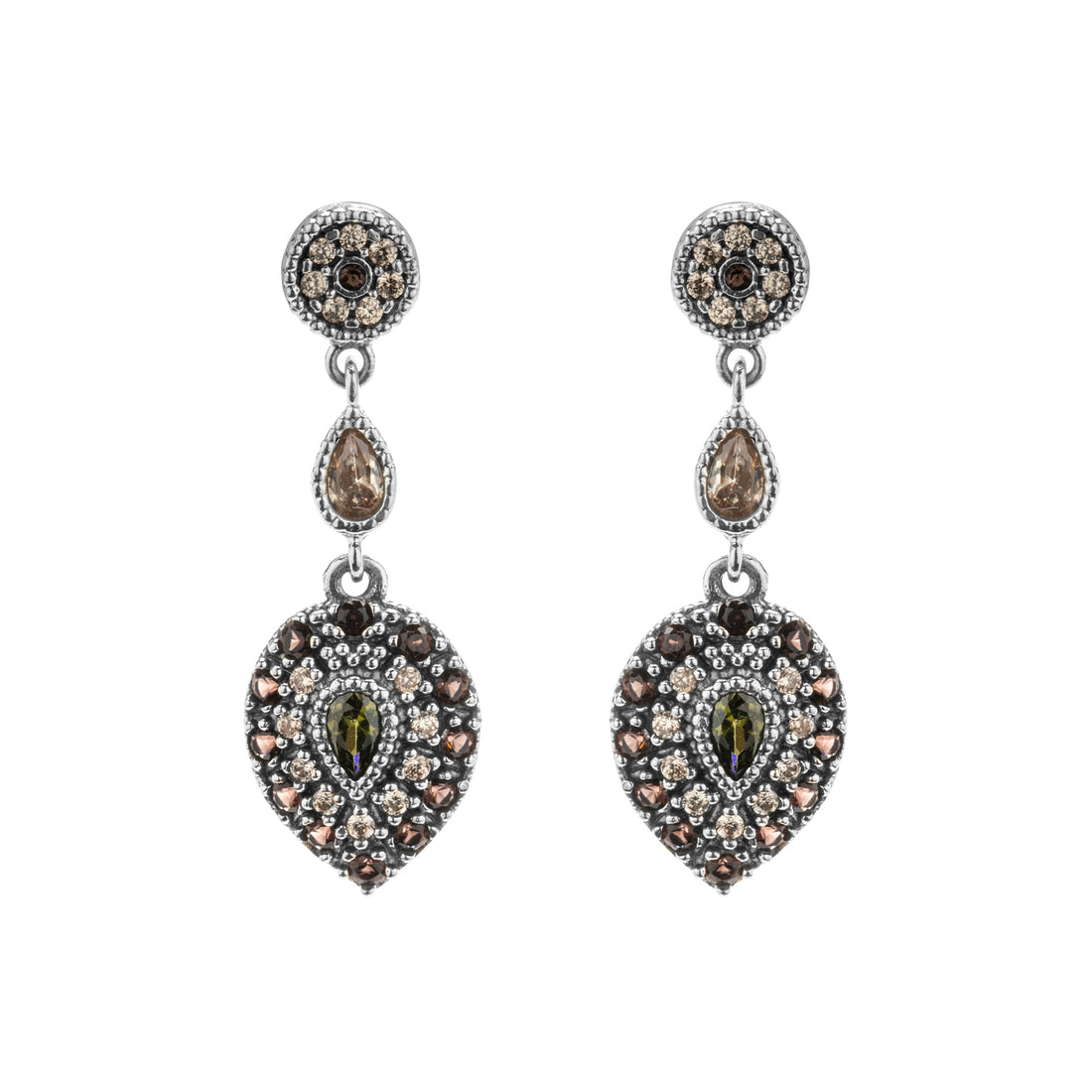 Pendientes Plata Caparazón Tortuga