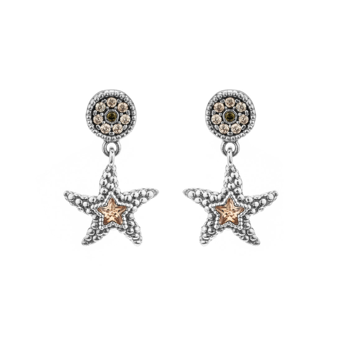 Pendientes Plata Estrella de Mar