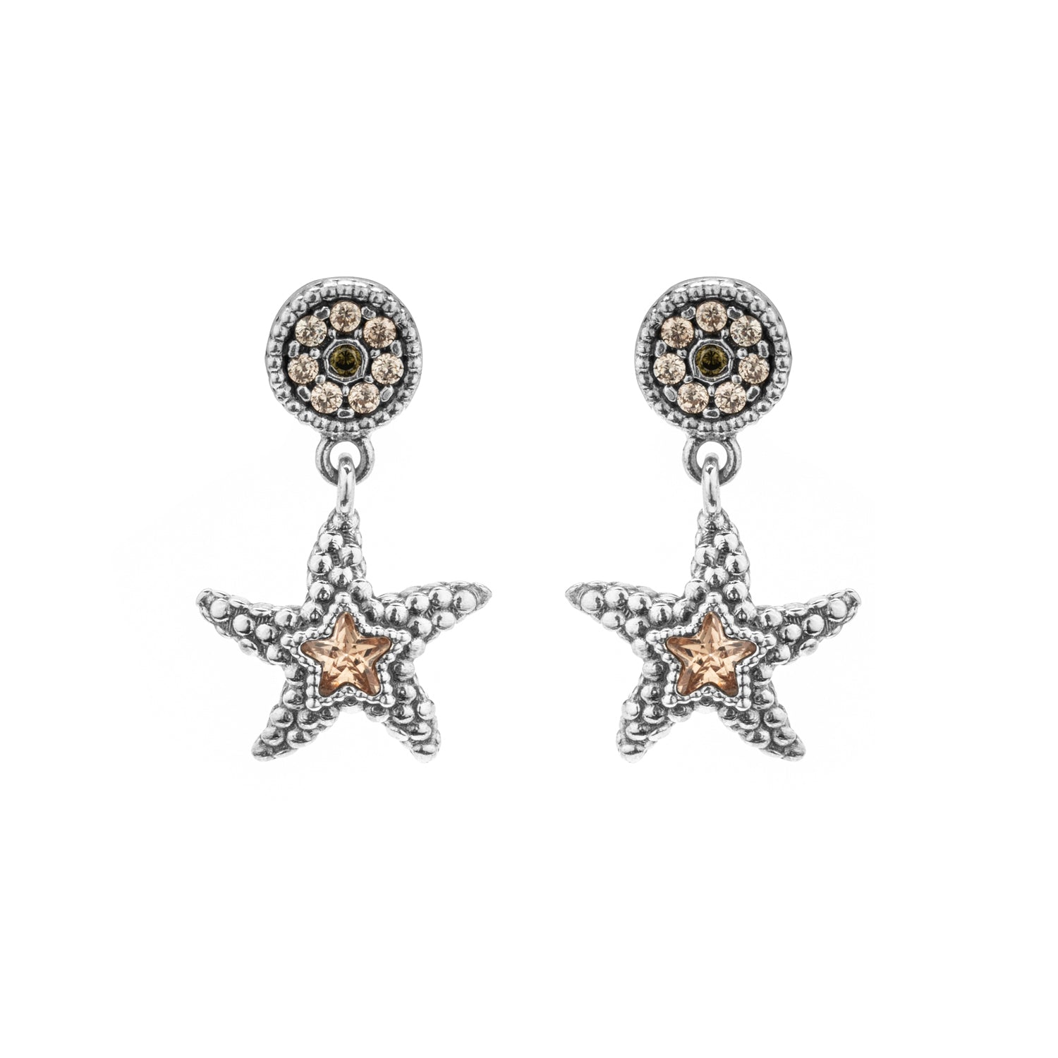 Pendientes Plata Estrella de Mar