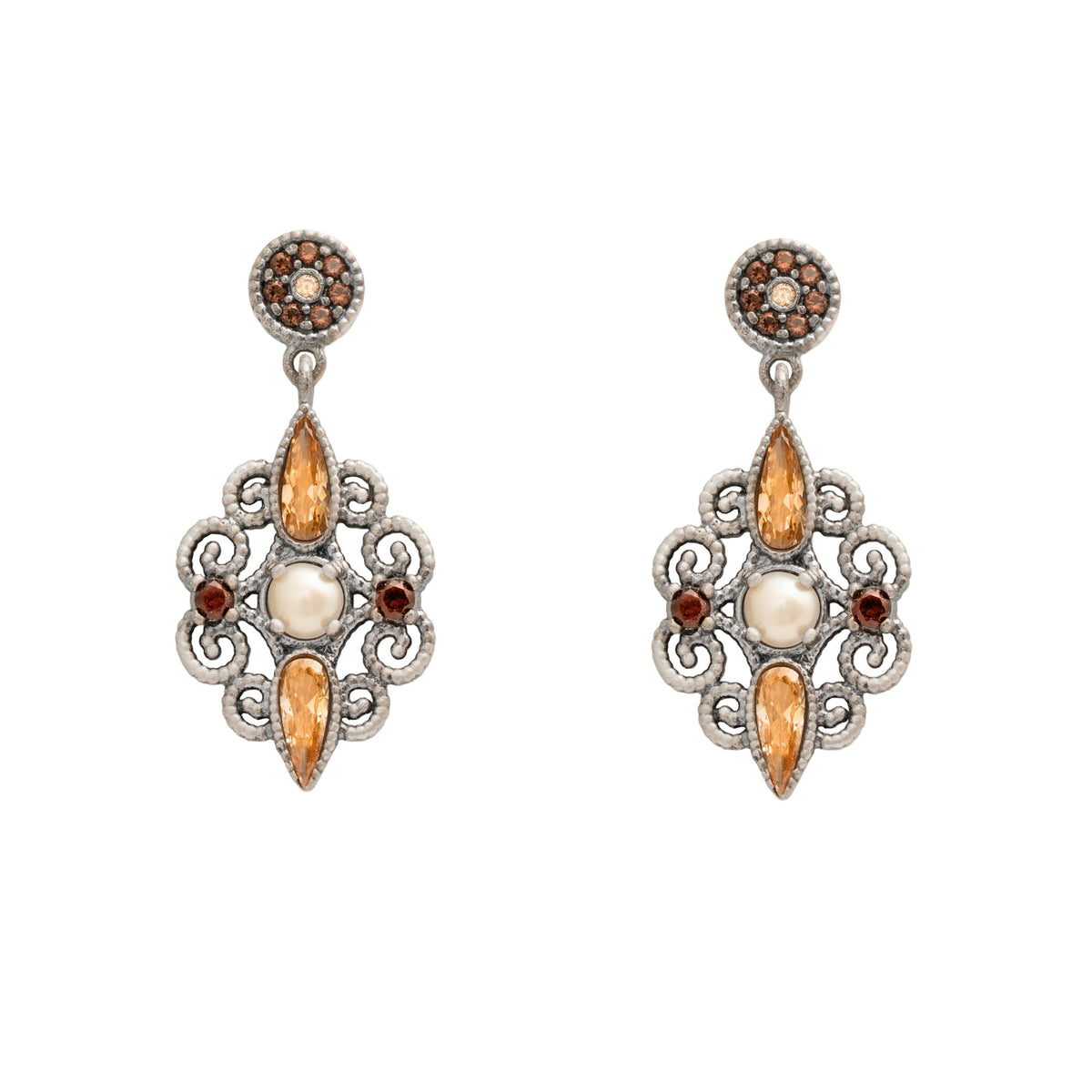 Pendientes plata filigrana