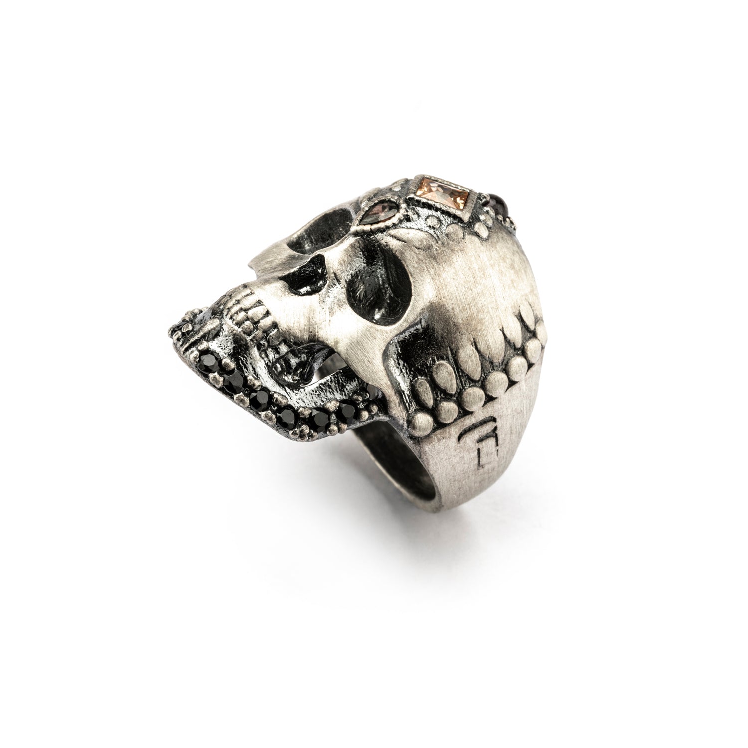 Anillo plata calavera