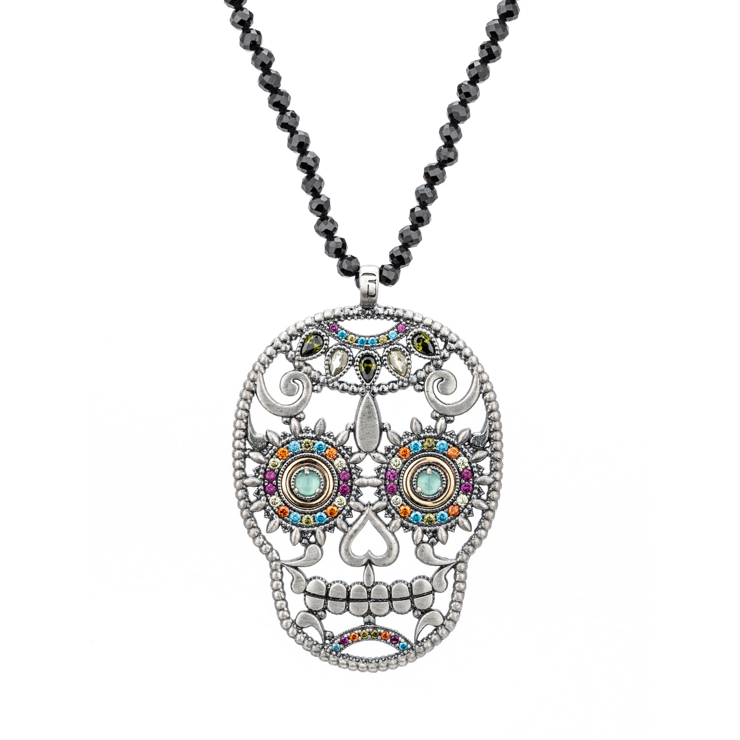 Colgante Calavera XL Plata