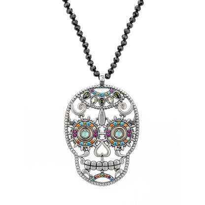 Colgante Calavera XL Plata