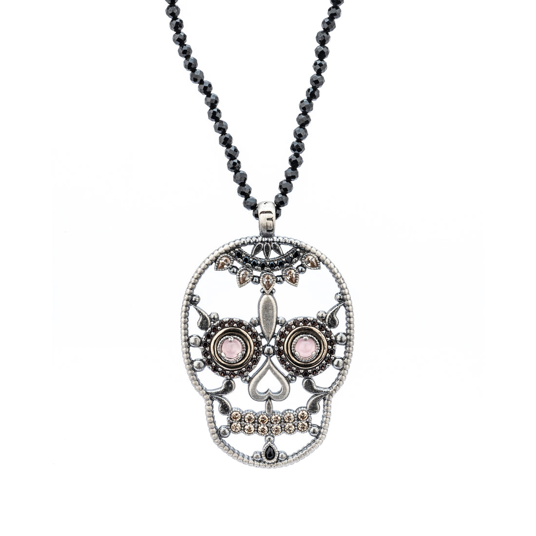 Colgante Calavera Grande Plata