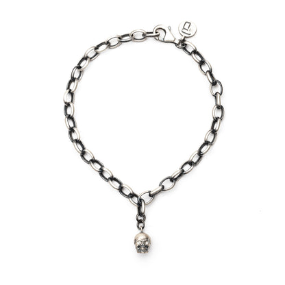 Pulsera Plata Calavera
