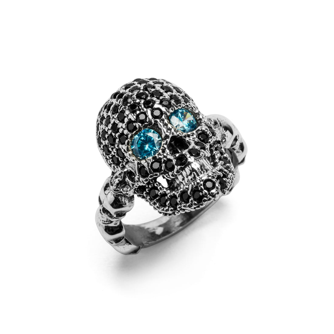 Anillo Plata Calavera Espinelas