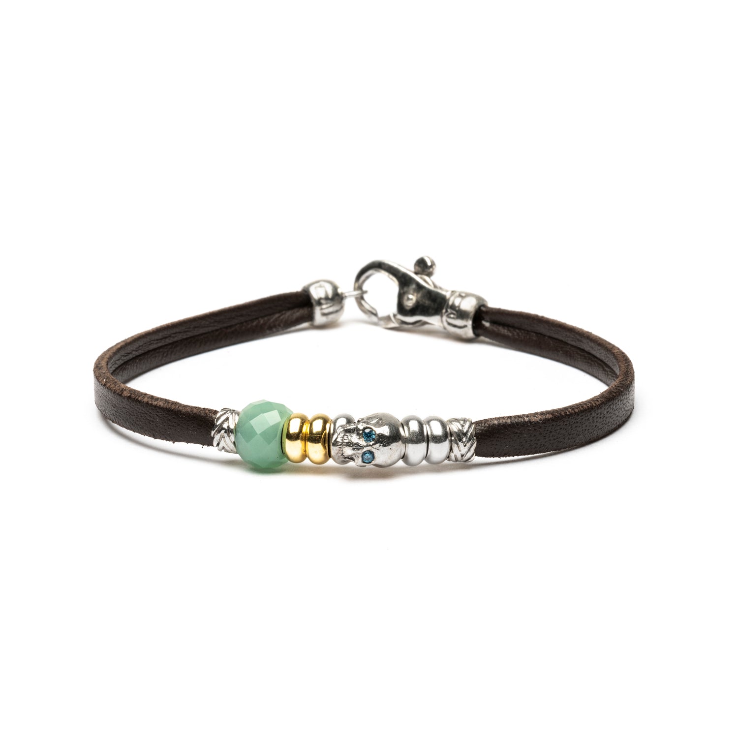 Jade Skull Bracelet