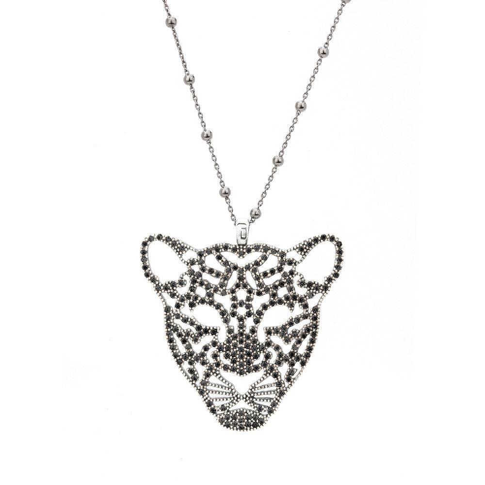 Colgante plata tigre