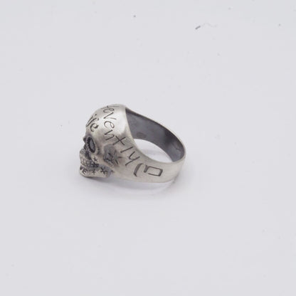 Anillo Calavera Life Plata Pequeño