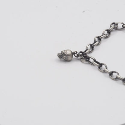Pulsera Plata Calavera