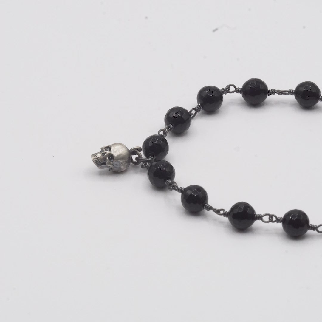 Pulsera Plata Calavera