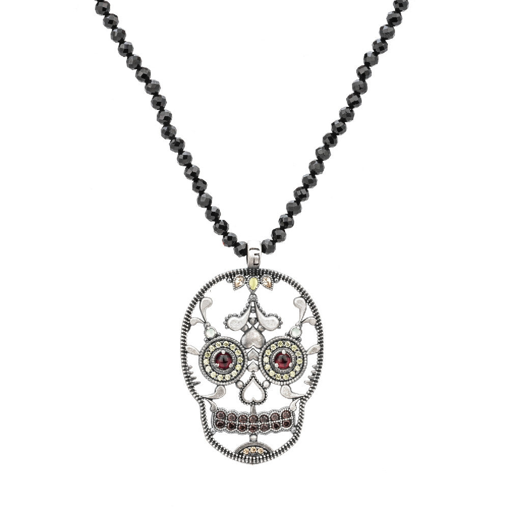 colgante collar calavera